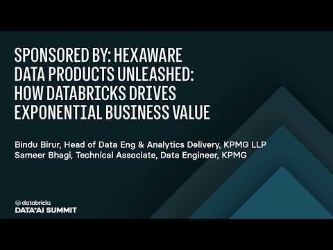 Watch: Data Products for AI: Building Trustworthy Agents with Knowledge Engineering