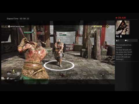 For Honor - How to beat General Tozen on realistic difficulty ( YOU'RE A RAIDER, LEGENDARY)