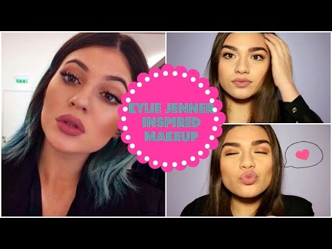 Thumbnail for Kylie Jenner Inspired Makeup | Mauve Lips, Bronzed Skin ♡ by lovin', Bronz, Cream, brunett, brunette, Y&T