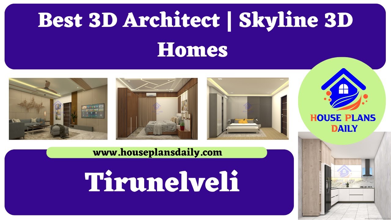 Best 3D Architect | Skyline 3D Homes | Tirunelveli