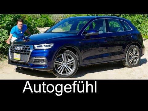 Audi Q5 FULL REVIEW test driven S-Line onroad/offroad 2.0 TFSI 3.0 TDI all-new neu 2017/2018