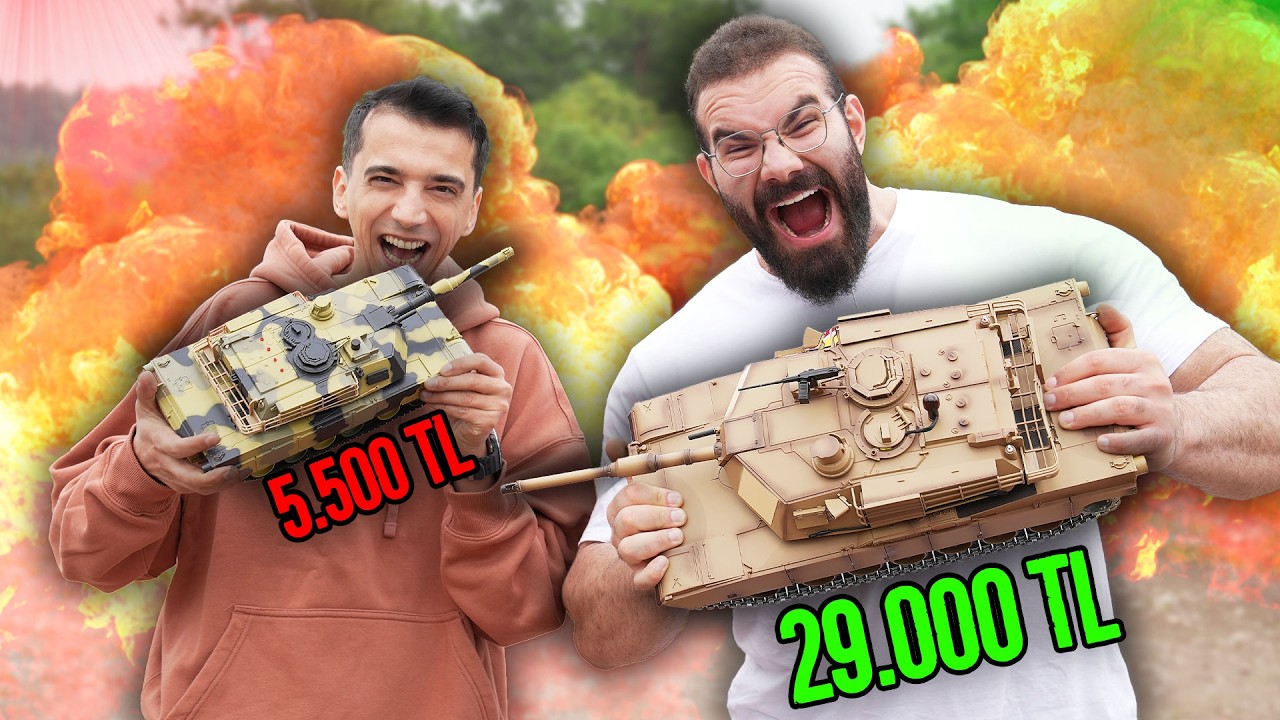 Tank Gibi Adamla RC Tank Kıyaslaması! @TunaTavus