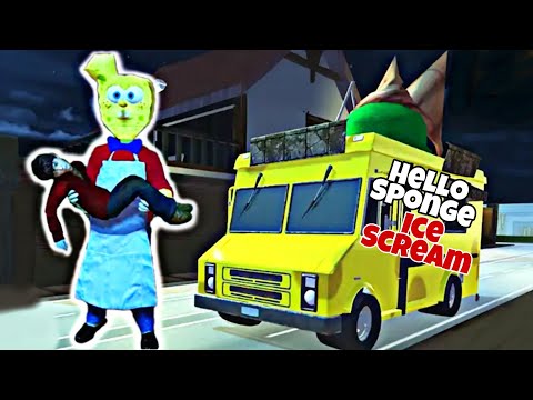 Hello Sponge Ice Scream : Horror Neighbor Game - by Ali Awan | Android Gameplay |