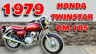 RIDING A VINTAGE HONDA [1979] | HONDA TWIN STAR CM-185 | TEST RIDE/REVIEW | OG CUSTOM HONDA | UJM