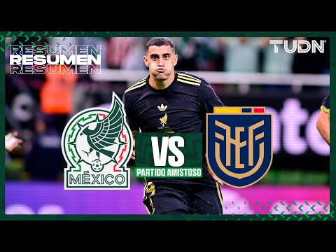 Highlights and goals - Mexico vs. Ecuador | International Friendly | TUDN