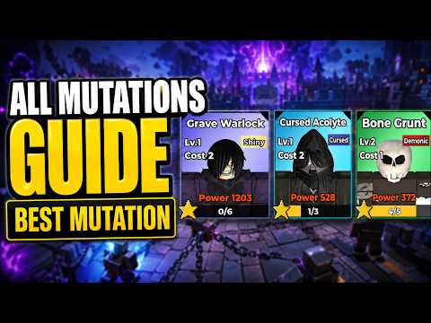 ALL MUTATIONS GUIDE (BEST MUTATION) in BE THE FINAL BOSS Roblox