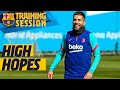 ⚽️? POSITIVE VIBES ahead of #RealSociedadBarça