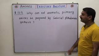 Why primary aromatic amines cannot be prepared by Gabriel phthalimide synthesis process/Amines