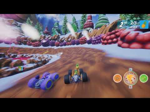Gameplay de All-Star Fruit Racing