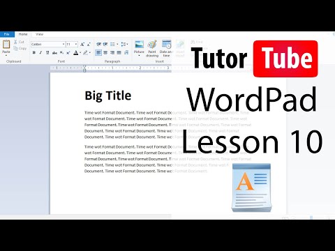 WordPad Tutorial 10 Paste Special