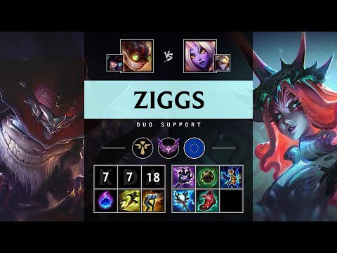 Ziggs Support vs Soraka - EUW Master Patch 25.21