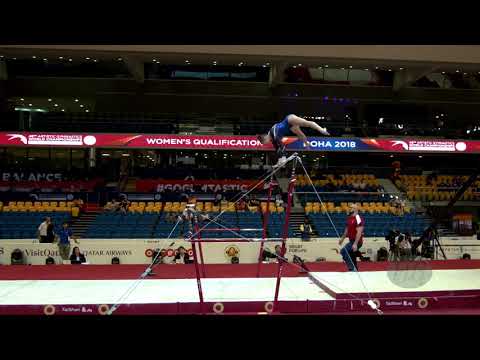 NYGAARD Thea Mille (NOR) - 2018 Artistic Worlds, Doha (QAT) - Qualifications Uneven Bars