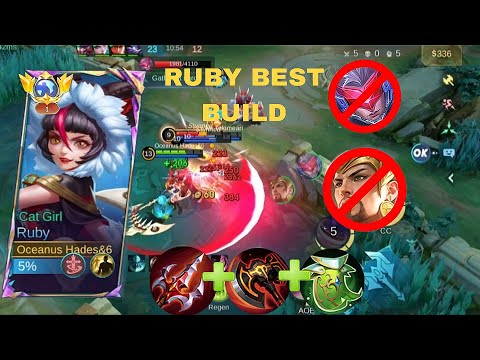 Ruby best build //mobile legends game play//ruby game play ruby best build 2025🥰👍 💯