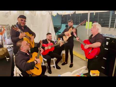 In the backstage with Nicolas Reyes Gipsy Kings