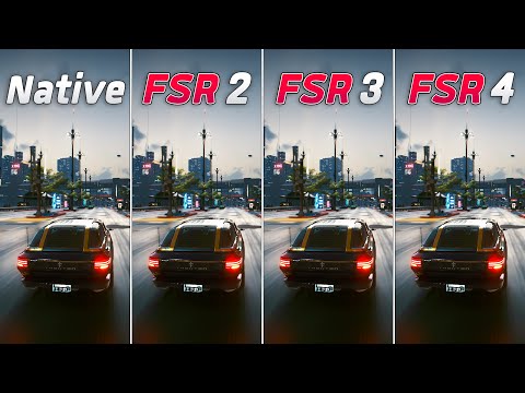 FSR 2 vs FSR 3 vs FSR  4 - Graphics & Performance Comparison