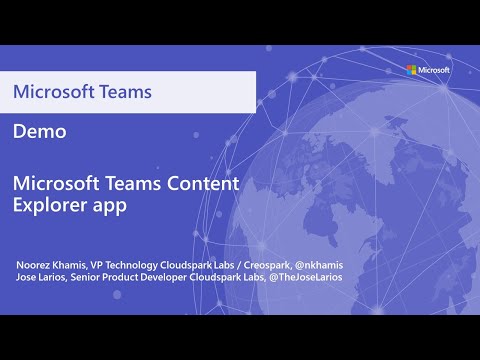 CloudSpark Content Explorer App Demo