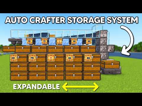 Sistema di archiviazione Auto Crafter per ogni mondo Minecraft