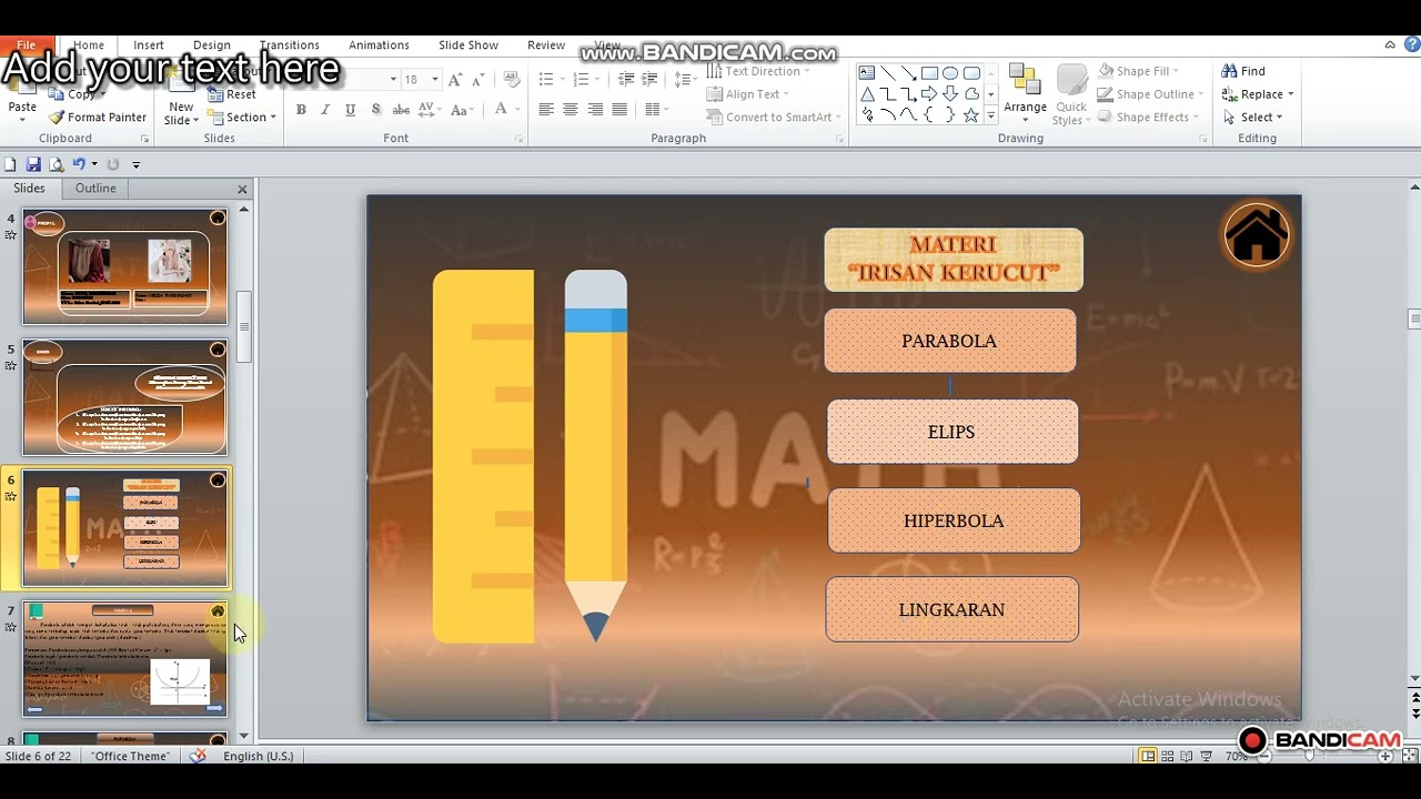 Video Pembelajaran PPT Interaktif materi 