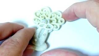 12 PZ BOMBONIERA SEGNAPOSTO CALAMITA SPOSI MATRIMONIO NOZZE ALBERO DELLA VITA FK