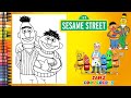 Coloring Bert And Ernie Sesame Street Sesame Street Coloring Pages Crayons