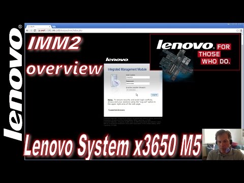 Lenovo Server System x3650 M5  - IMM2 overview - 211