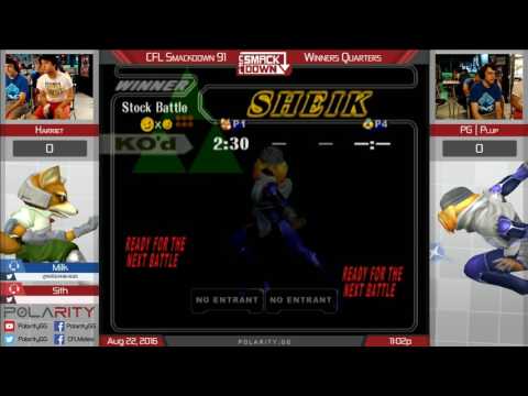 CFL Smackdown 91 Melee - PG Plup (Fox) vs Harriet (Red) - Winners Quarters
