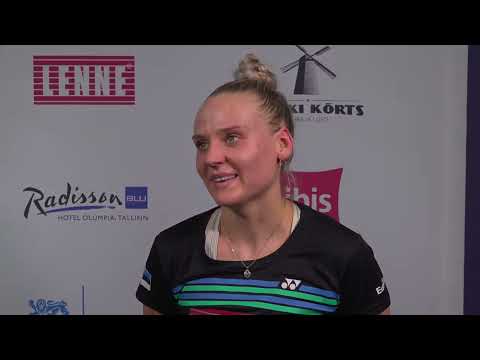 Kristin Kuuba after first round win | YEI22