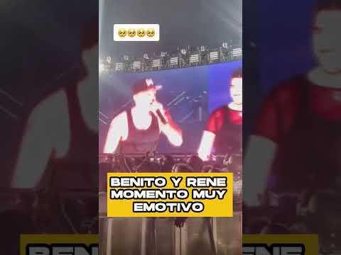 Bad Bunny @BadBunnyPR llora de felicidad junto a Residente @ResidenteOfficial #short