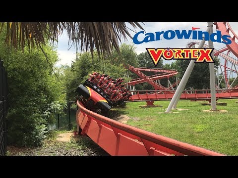 Off-ride footage of a Vortex train