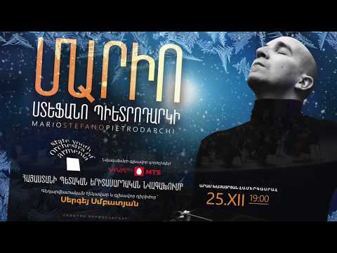 Mario Stefano Pietrodarchi at Aram Khachatryan Concert Hall | Hay Dzayn