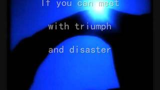 IF - Rudyard Kipling (musical version by Joni Mitchel)