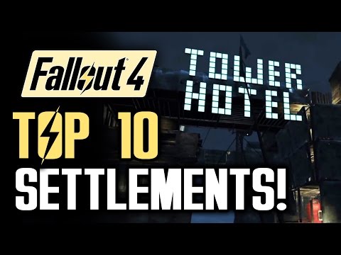 FALLOUT 4: Top 10 Settlements of the Week PART 3: A Walkthrough of Best Bases! (Fallout 4 Gameplay)