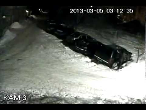 Wandal na parkingu...