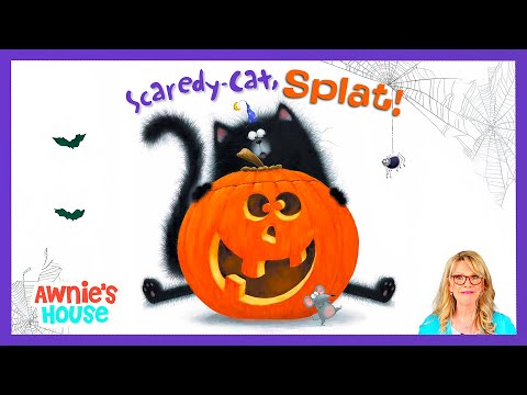SCAREDY CAT SPLAT! 🎃 A Funny Halloween Read-Aloud for Kids! Kids Book Read Aloud with Awnie