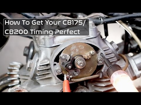 Setting The Ignition Timing On The Honda CB175/CB200 Family Of Motorcycles