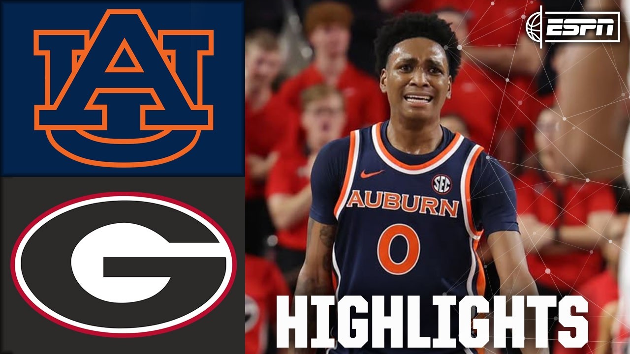 ELECTRIC OVERTIME ⚡️ Auburn Tigers vs. Georgia Bulldogs | Full Game Highlights | ESPN CBB