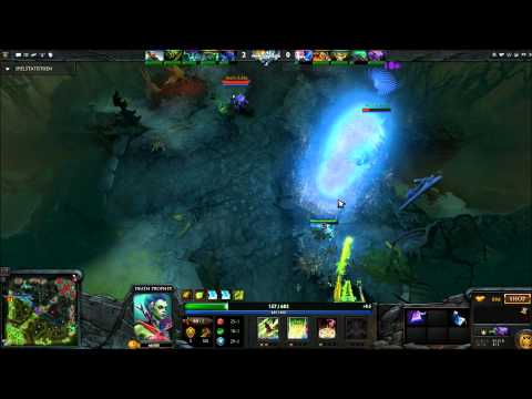 Dota 2: Denying hero 3 TIMES IN A ROW