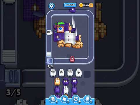 Pixel Flow Level 2697 Walkthrough