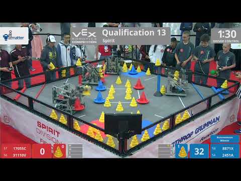 2018 VRC-MS Spir Q13 - 17055C 31110V vs 8871X 2451A - 96 to 55