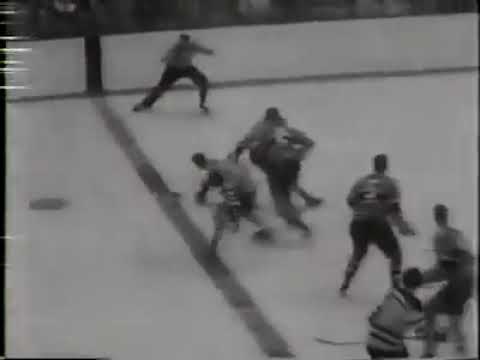 Montréal Canadians Defeats Boston Bruins 5-3 Game 6 To Win 1958 Stanley Cup Finals April 20, 1958