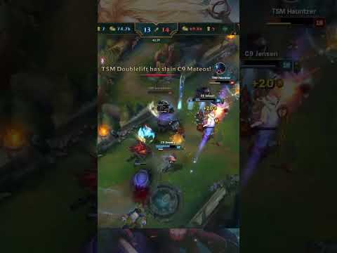 CRAZY Teamfight from 2016 LCS (C9 VS TSM 2016 NA LCS Summer Finals) #leagueoflegends #adc #gaming