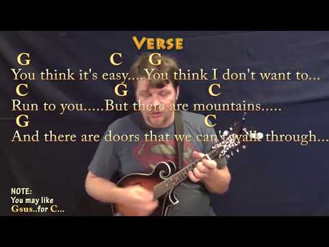 Rewrite the Stars (The Greatest Showman) Mandolin Cover Lesson in G with Chords/Lyrics