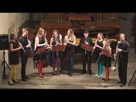 Klarinetový soubor - Jarní koncert ZUŠ Krnov