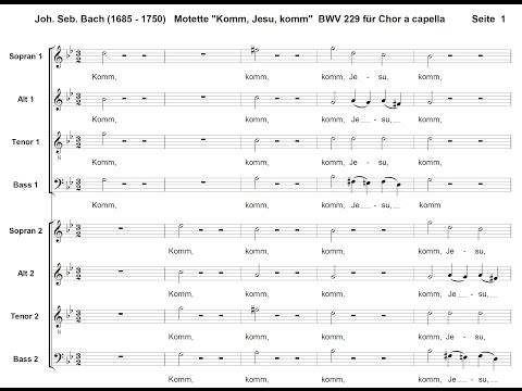 BWV229 Komm, Jesu komm (Alto1)