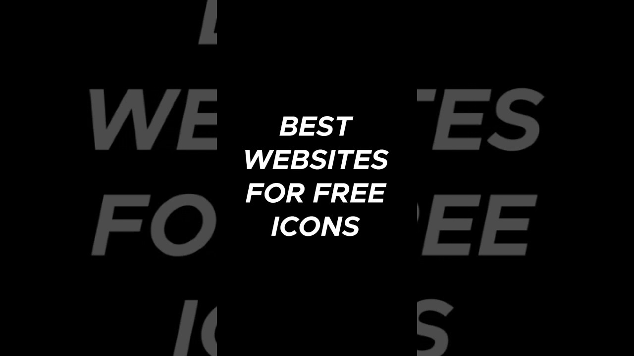 3 Best Websites for Free Icons...#websites #icons #free #vector #freeicons #designeezy #aafaqahmad