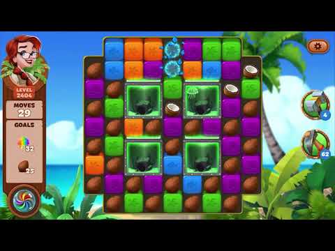 Lost Island Blast Adventure Level 2404 NO BOOSTERS - A S GAMING ✔️