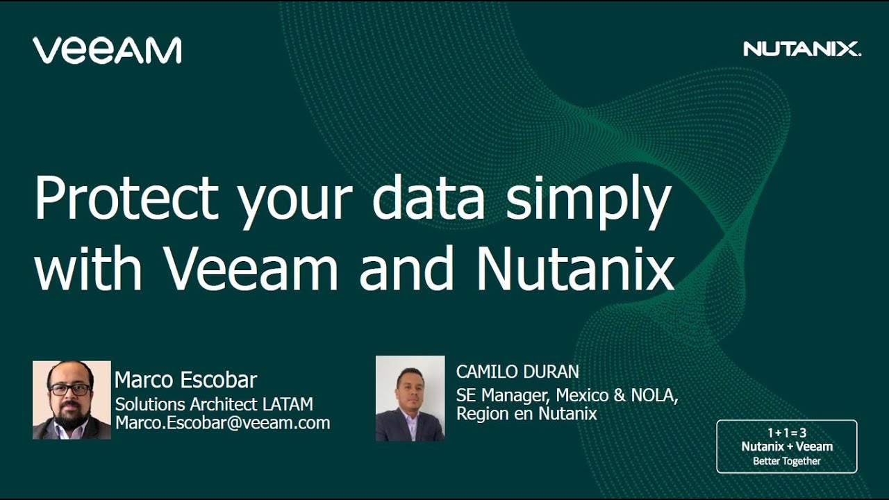 Digital Tech Talk – Veeam y Nutanix video