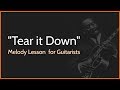 Guitar Lesson  - "Tear it Down" by Wes Montgomery