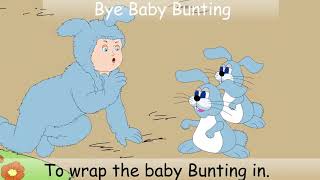Bye Baby Bunting - Animated Nursery Rhyme in English