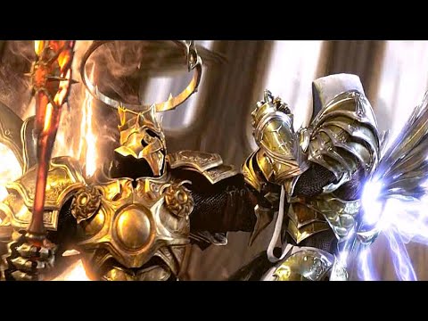 DIABLO 3 Tyrael Vs Imperius Cinematic Battle 4K
